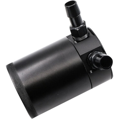 Oil Catch Can Auto Aluminium Universel Filtre à Air Automobile à Double Canal Bidon d'Huile Voiture Avec Filtre à Air Récupérateur Huile Moteur (1/4)