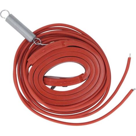 Câble chauffant pour canalisations d'eau, protection antigel IP65 étanche, 45 W, avec thermostat et autorégulation, pour maison, jardin, camping-car ou autre véhicule de loisirs. (1/4)