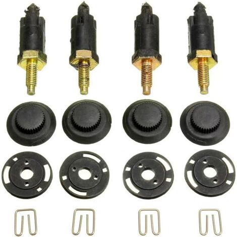 4 Set Kit de Fixations Couvre Moteur 2.0 HDI Compatible avec Citroën Berlingo C4 C5 Xantia Xsara et Peugeot 206 306 307 406 607 806 Expert OEM 0137F6 13711 Clips + Boulons
