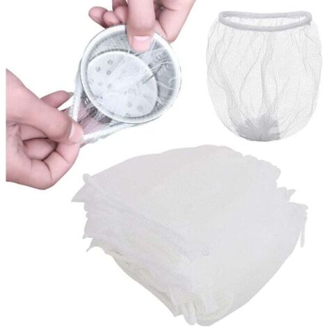 Filet D'évier Jetable,Sac D'évier en Filet de Crépine,Sac de Maille pour Évier,Cuisine Sac en Filet Fin,pour Les Eviers de Cuisine et de Salle de Bain (200) (1/4)