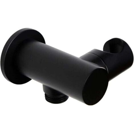 Curseur barre de douche, Support de pommeau de douche à main, douchette murale, coude de connexion (1/4)