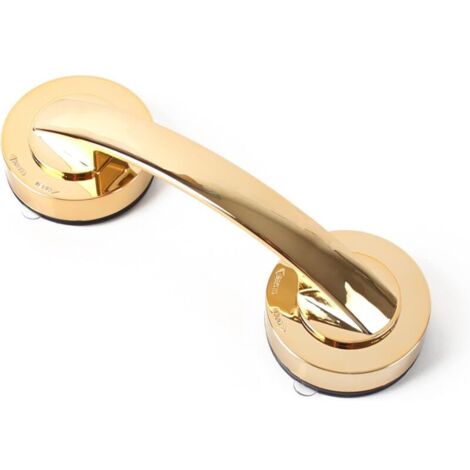 Grandes poignées de portes et fenêtres en verre Portes coulissantes de salle de bain, poignées sans trou d'armoire Poignées de réfrigérateur Rampes de douche Or (1/4)