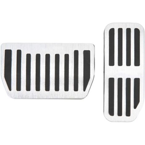 Kit de Pédales de Frein, Pédale D'accélérateur de Frein de Remplacement en Alliage D'aluminium Antidérapant pour Jaguar F E I PACE XE XF (1/4)