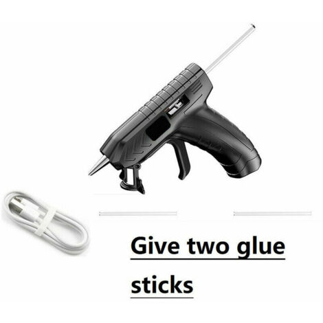 Pistolet à colle thermofusible sans fil 3.6V, rechargeable par USB, haute température, idéal pour les réparations et bricolages à domicile. (1/4)