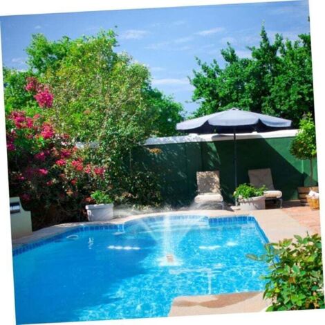 Fontaine cascade à LED 7 couleurs, 8 modes, pour piscine hors sol à structure métallique | Leroy Merlin