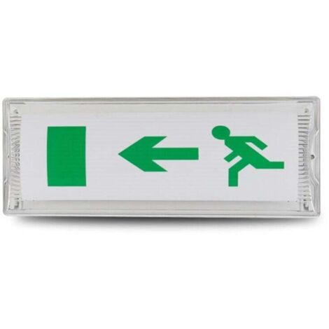 Voyant D'évacuation De Sécurité,Lumière De Sortie D'urgence,Lumière De Sortie De Sécurité LED,Lumière De Signe De Sortie De Secours de LED Pour Les Centres Commerciaux,Supermarché Etc(35115.5cm)