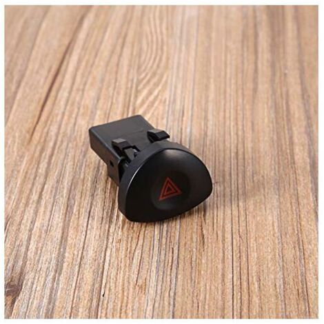 Bouton Warning Interrupteur Feux de détresse Commutation d'avertissement Danger pour R-enault Clio MK II 1998-2005 8200442723 (1/4)