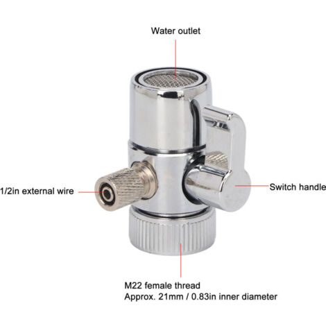 Bobine De Vanne De Robinet Universelle M4 – Résiste Aux Gouttes, Laiton Doré, 26mm, Neuf
