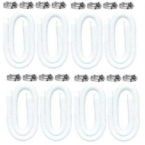 Tuyau de rechange pour piscine, diamètre 1,25 pouce, accessoire pour pompe de piscine, tuyau de rechange de 59 pouces de long pour piscines hors sol (1/4)