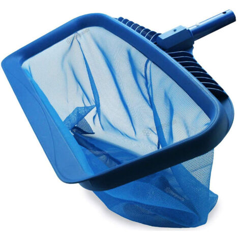 Épuisette de piscine professionnelle, outil de nettoyage robuste avec sac en maille de nylon fin et profond - Nettoyage rapide, bord de ramassage facile pour éliminer les débris