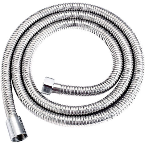 2 Pcs Flexible de Douche 150CM, Acier Inoxidable Anti-Torsion Anti-Explosion Anti-Fuite Anti-Corrosion Tuyau Douche, avec Connexion Universelle G 1/2", Interface en Laiton, pour Douchette à Mai (1/4)
