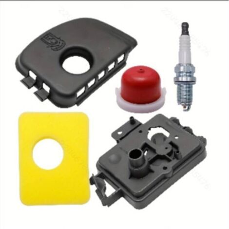Base de filtre à air 595663, couvercle de filtre à air 595660 et filtre en mousse de rechange pour tondeuse à gazon Briggs Stratton 450E 500E 550E 550Ex