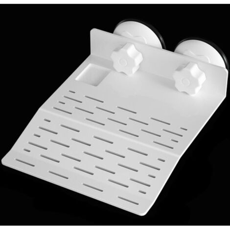 Plate-forme Flottante Île Flottante pour Tortue Reptile avec Ventouses, Aquarium Tank Decor Habitat Ornement pour TortuesTortue, (Blanc) (1/3)