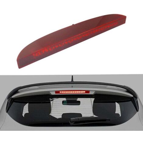 Feu stop clio 2, Troisième Feu Stop, Voiture troisième feu haut niveau 3e Feu de frein à haut montage 7700410753 rouge replacement pour Clio II 1998-2005