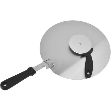 Pelle à Pizza en Acier Inoxydable Confortable à Tenir avec Pizza, Poignée Pliable pour la Cuisson et la Cuisson de Pizzas, Pain, Pâtisseries, 2 Ensembles (Grand). (1/4)