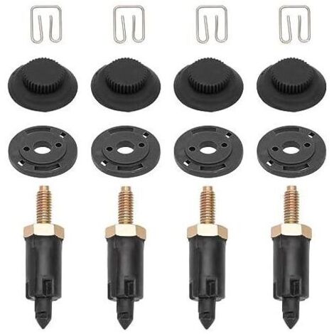 Swgaunc 4 Set Fixations Couvre Moteur 2.0 HDI pour Berlingo C4 C5 Xantia Xsara 206 306 307 406 607 806 Expert 0137F6 13711 clips + boulons