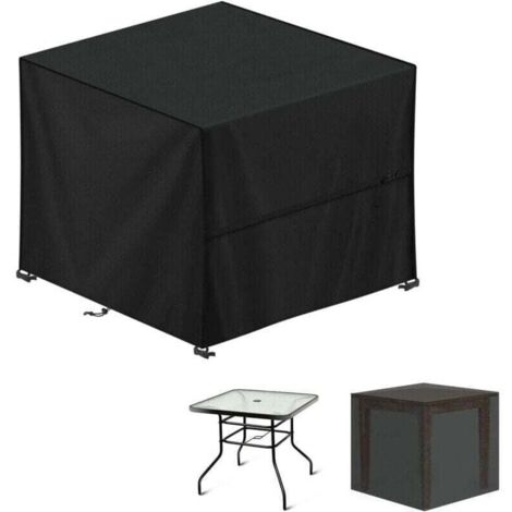 Housse salon de jardin 90x90x90cm – Imperméable, Anti-UV, 420D Oxford – Protection robuste pour mobilier extérieur – Sac de rangement inclus – (1/4)