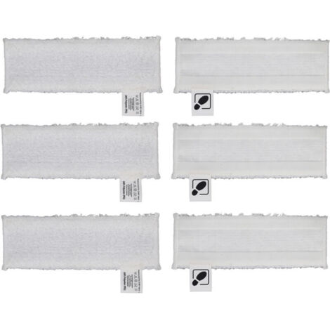 Accessoires Set de Chiffons pour Nettoyeur Vapeur Kärcher Easyfix SC2 SC3 SC4 SC5 Bonnettes Microfibres Nettoyeurs à vapeur (1/4)