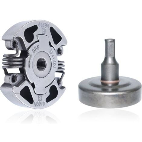 Embrayage et cloche d'embrayag kit pour Stihl FS38 FS40 FS45 FS50 FS55 FS70 et plus séries, Accessoire de débroussailleuse pignon avec tambour embrayage pièces détachées (1/4)