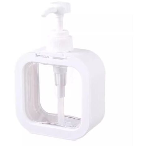 Distributeur Savon, 1 Pièces Flacon Pompe Vide 300ml, Distributeur Liquide Vaisselle Distributeur Shampoing et Gel Douche Salle de Bain, Cuisine Distributeur Produit Vaisselle (1/4)