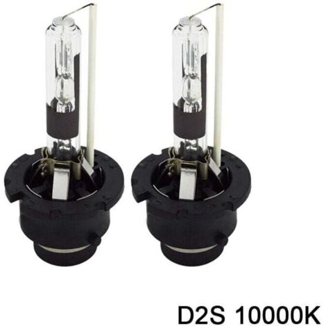 Lot de 2 AC D2S 10000K Xenon HID Ampoule Lampe à Décharge Phare Ampoule de Rechange HID Lampe Xénon 35W - 12V (1/4)