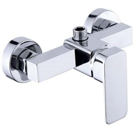 Robinet de douche mural, robinet de douche simple, robinet de baignoire, robinet de douche, robinet mitigeur d'eau chaude et froide OUYLAF (1/4)