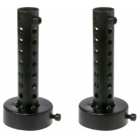 Silencieux d'échappement de moto 60MM Noir, 2PCS universel pour pot d'échappement de moto silencieux déflecteur DB Killer silencieux court (1/4)