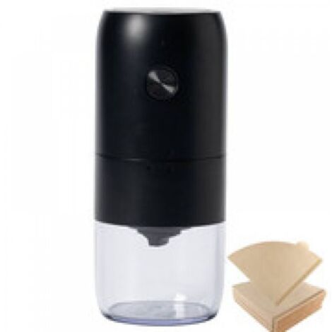 Moulin à café avec filtre à café 100 pièces, moulin à café électrique, broyeur à grains de café avec réglage Muli Grind, broyeur à fraises conique automatique pour graines, haricots, noix, herbes, poi (1/4)