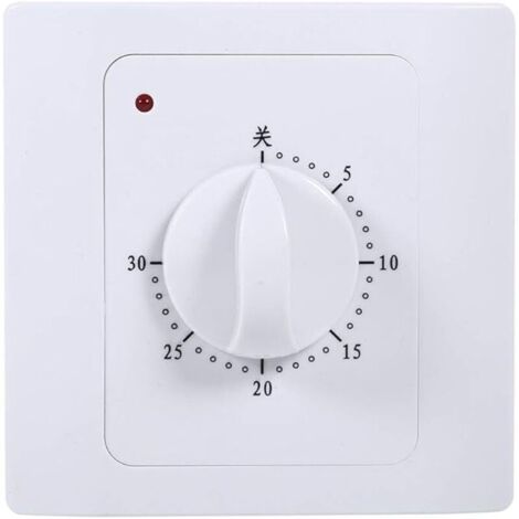 Interrupteur Minuterie Mecanique, MAGT 220v 10a 30 Min Minuterie Électrique Numérique Temps Interrupteur De Commande De Contrôle Compte À Rebours Intelligent Time Timer Switch (1/4)