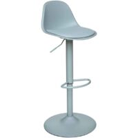 Bar Stools PU Bar Chairs, Height Adjustable, 360° Swivel Kitchen Seats with Backrest and Footrest