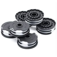 Confezione da 6 bobine di filo di ricambio per decespugliatore a batteria LIDL Parkside PRTA 20-Li A1, B2, C3, PRT 550 A1, A3, PRT 300 A1 - 2 x 4 m 1,6 mm