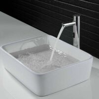 Rubinetto elettronico per lavello S1, rubinetto con sensore automatico, 1 rubinetto per acqua (fredda)