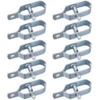 10 tenditori per reti metalliche, tenditori per recinzioni, tenditori per filo spinato, kit di connettori per tenditori per funi di tensione