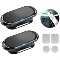 Support Telephone Voiture Magnetique, Porte Téléphone Voiture Aimanté, Aimant Telephone Voiture, Rotation 360° Support de Voiture Magnétique, Compatible avec iPhone/Samsung/Huawei/XIAOMI etc. TR