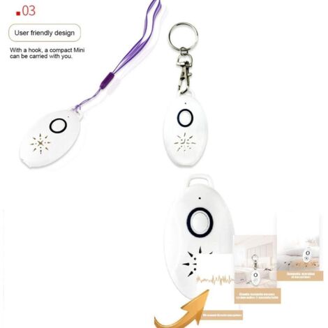 Répulsif Ultrasons Portable Anti-Moustique & Anti-Tiques – Rechargeable USB – Protection Pour Chiens, Chats Et Humains En Extérieur
