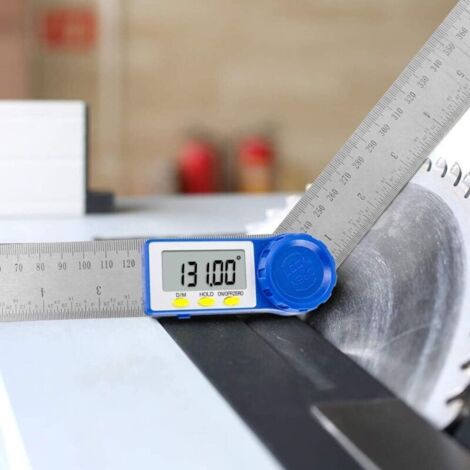 Règle d'angle, règle de recherche d'angle numérique en plastique 0-200