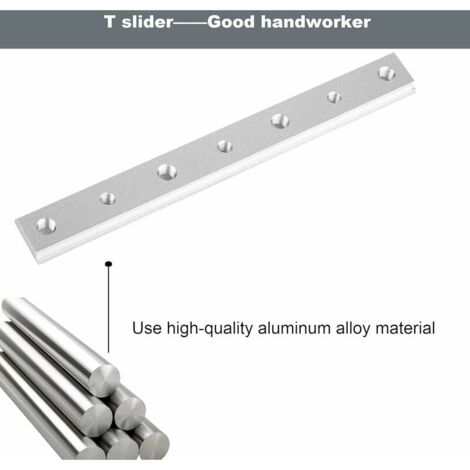 T-Track Rail 600mm Rail en T en alliage d'aluminium pour le, rail t track - omeg