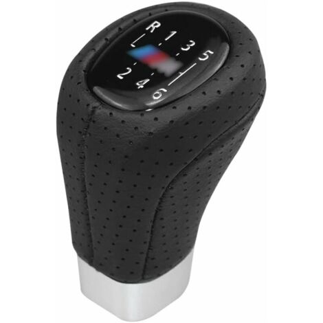 1pc Compatible BMW série (6 vitesses) 1 série 3 série, tête de vitesse de voiture, pommeau de levier de vitesse 6 vitesses pour pièces automobiles de manette de vitesse Handball