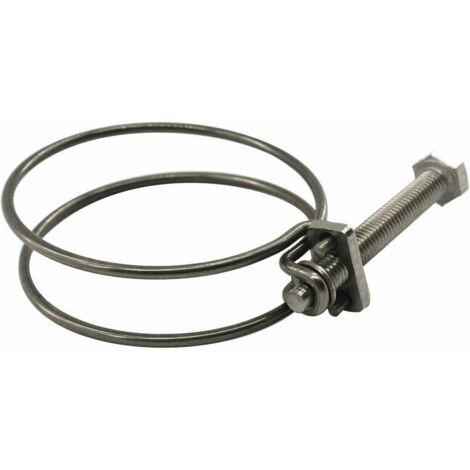 Colliers Serrage Acier Lot 4 Inox 304 - 100-105mm Double Fil Pour