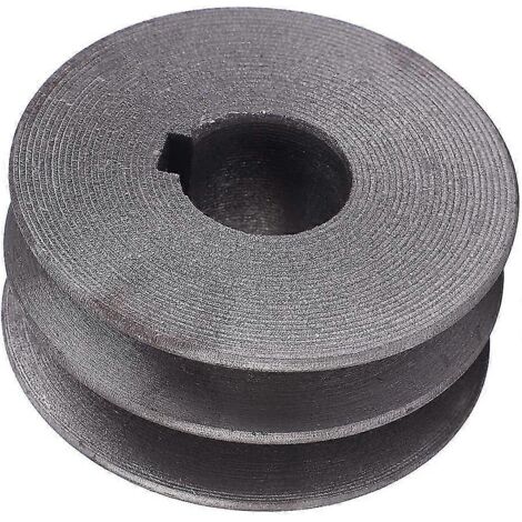 Poulie en fonte de 72 mm - Roue de moteur à alésage de 24 mm pour machines de découpe