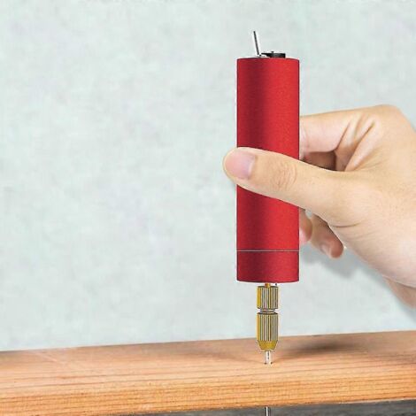 Perceuse électrique portable en aluminium avec foret à résine et outil ...