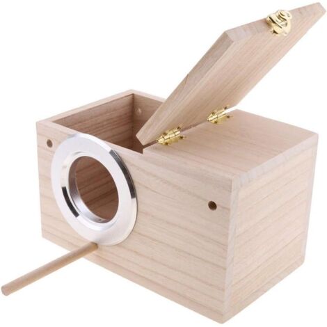 Nichoir, boîte de reproduction en bois pour perruches ondulées, adaptée aux inséparables, boîte de reproduction pour perroquets