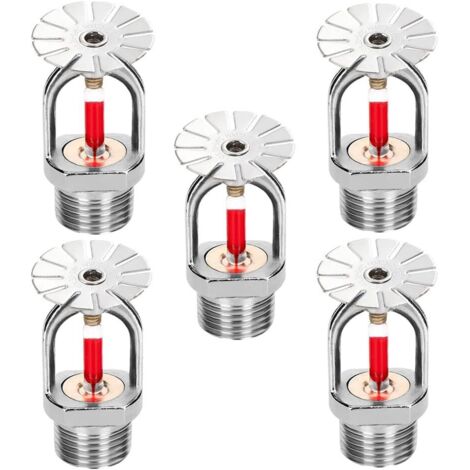 Lot de 5 arroseurs suspendus 3/4" - Jet vers le bas à 155°, faisceau à 68°, pour l'irrigation des maisons et des bâtiments