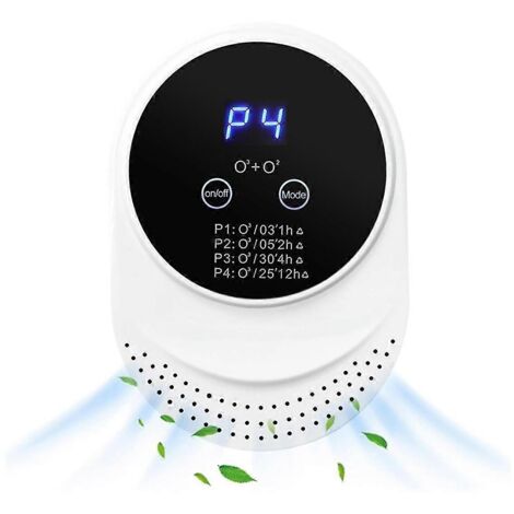 Ioniseur éliminateur d'odeurs - Purificateur d'air puissant pour la maison, les animaux domestiques et les toilettes