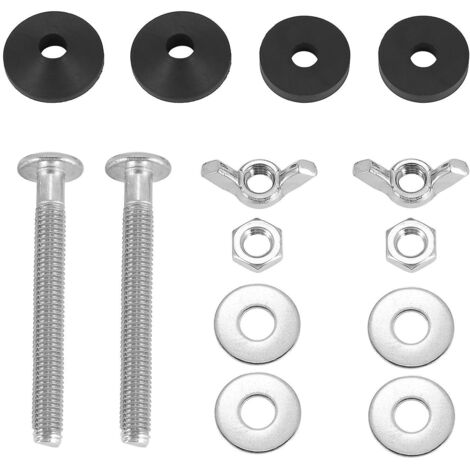 Fixation De Toilette Castorama Kit Fixation Réservoir WC - Boulons Acier Inoxydable Avec Joints Caoutchouc Fixation Pour Wc Suspendu