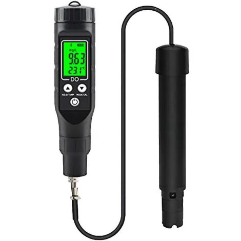 Oxymètre intelligent Bluetooth portable, mesure de l'oxygène dissous de 0,0 à 30 mg/L, kit de test d'oxygène dissous (1/5)