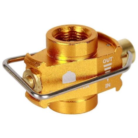 Économiseur de gaz pour camping, convertisseur de gaz, adaptateur, remplissage, raccord de conversion pour réservoir de gaz plat, adaptateur pour gaz de camping