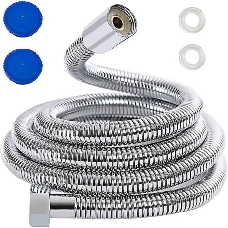Flexible de douche extra long en acier inoxydable (tube de remplacement de douche de 3 m)