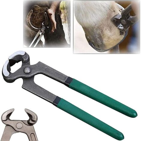 Pince à sabots multifonction, pince à sabots pour chevaux, pince à sabots durable en acier au carbone, outil à manche de couteau pour chèvres, moutons, porcs et bovins