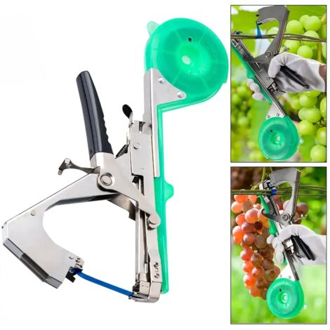 Outil de ligature de plantes, machine à lier, outils de jardin, machine à lier les légumes, les fruits et les fleurs, ruban de cerclage pour tiges, jardinage domestique (1/5)